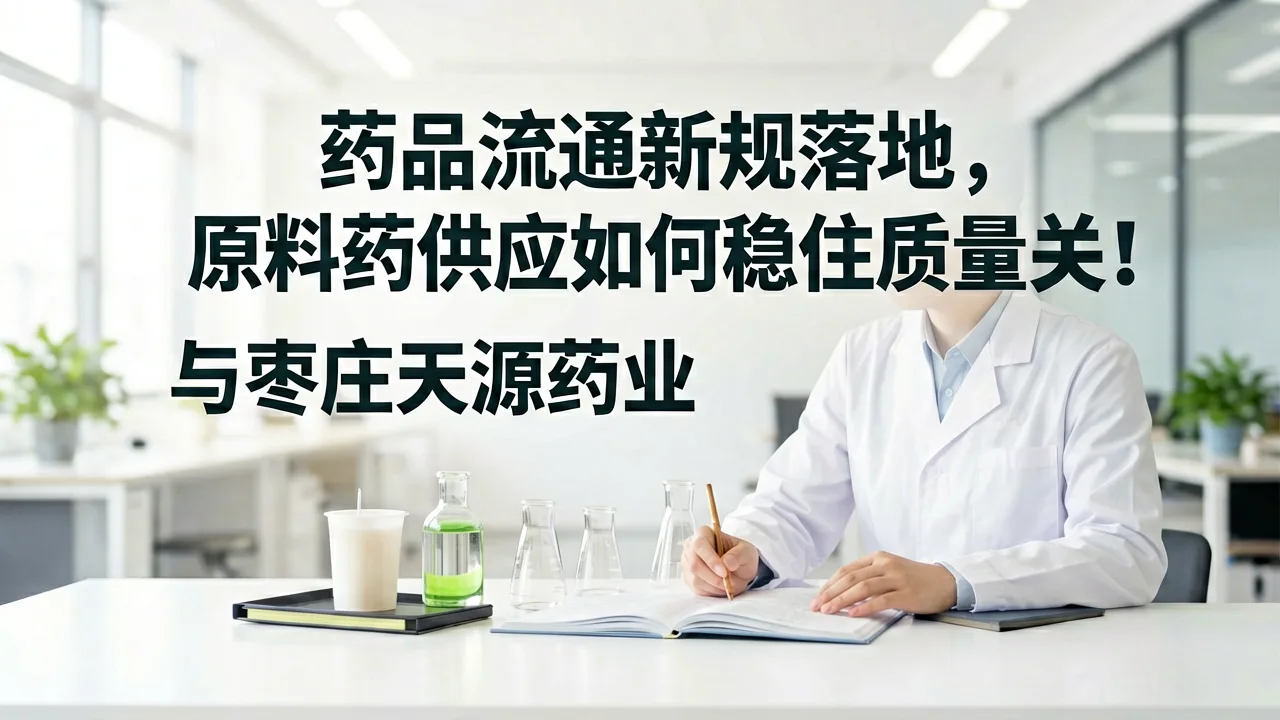 药品流通新规落地,原料药供应如何稳住质量关