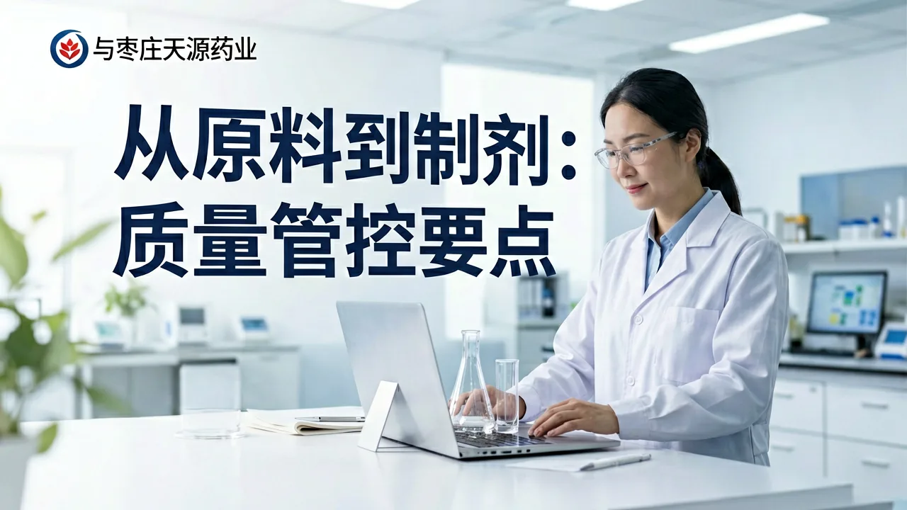 从原料到制剂：药品生产链条中的质量管控要点