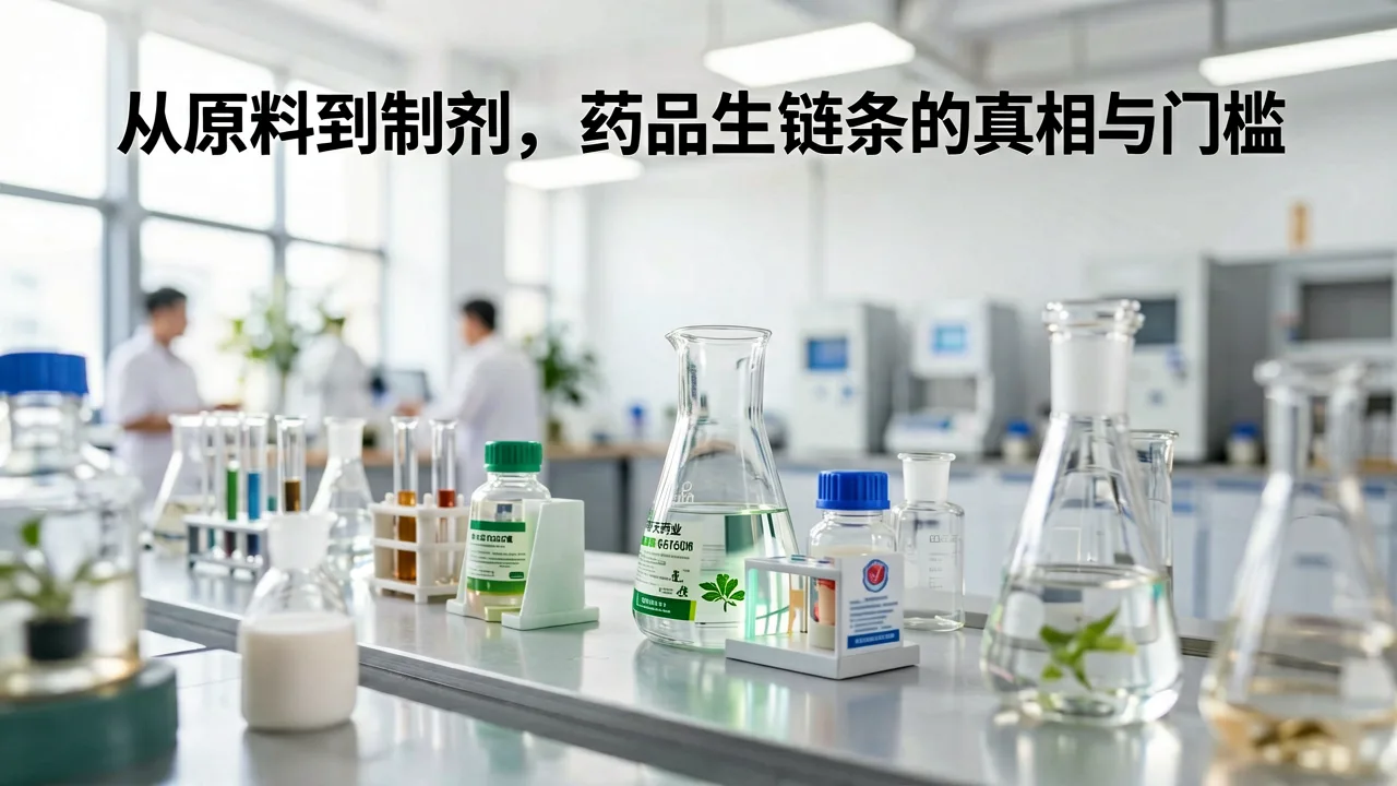 从原料到制剂,药品生产链条的真相与门槛